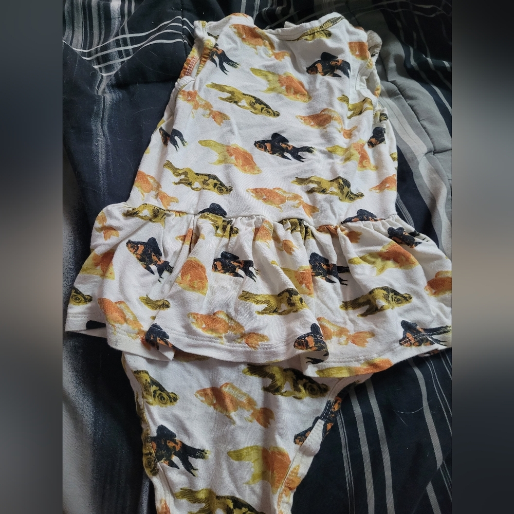 The woods 18-24m goldfish onesie